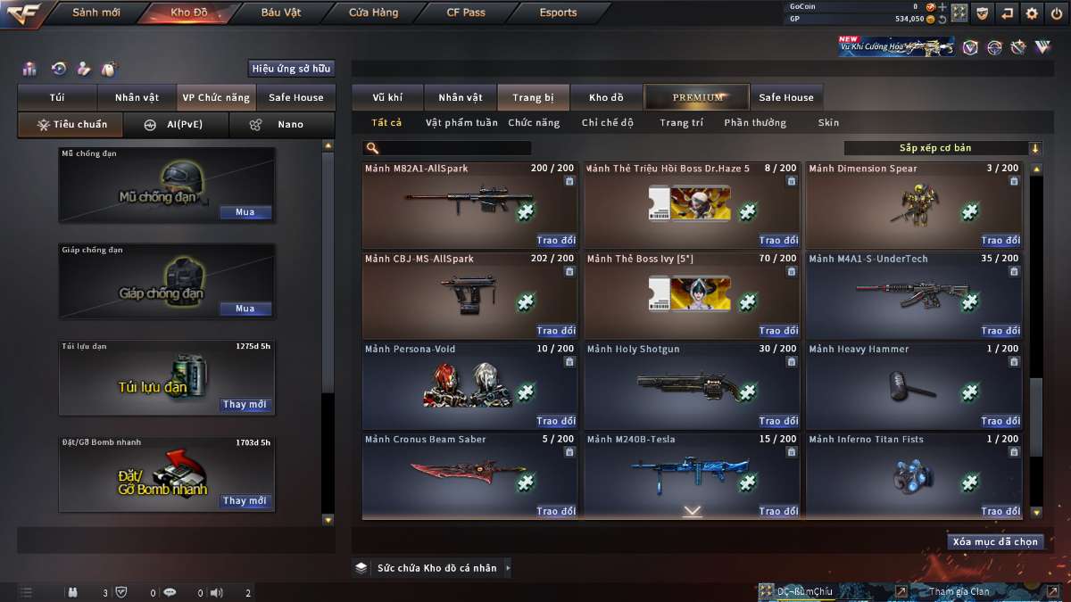 shop acc cf uy tin gia re